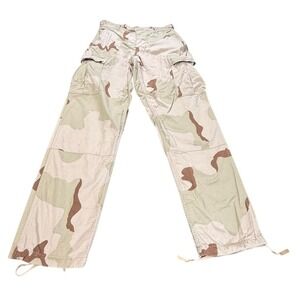 Vintage Military Pants Mens Small desert camo waist 27-31 inseam 29.5-32.5